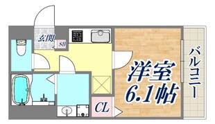 ALEGRIA出屋敷の物件間取画像